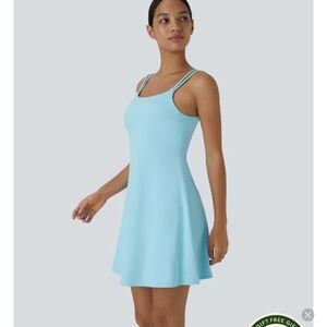 HALARA Light Blue Mini Dress